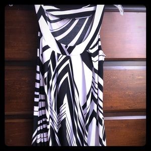 Black and white dress